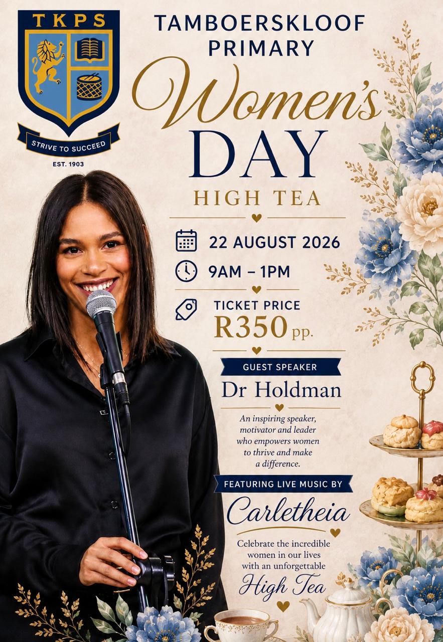 Tamboerskloof Primary School (TKPS) Women's Day High Tea Tamboerskloof Primary School (TKPS) Women's Day High Tea