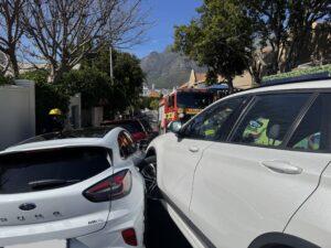 Motor vehicle accident in Belle Ombre Road, Tamboerskloof